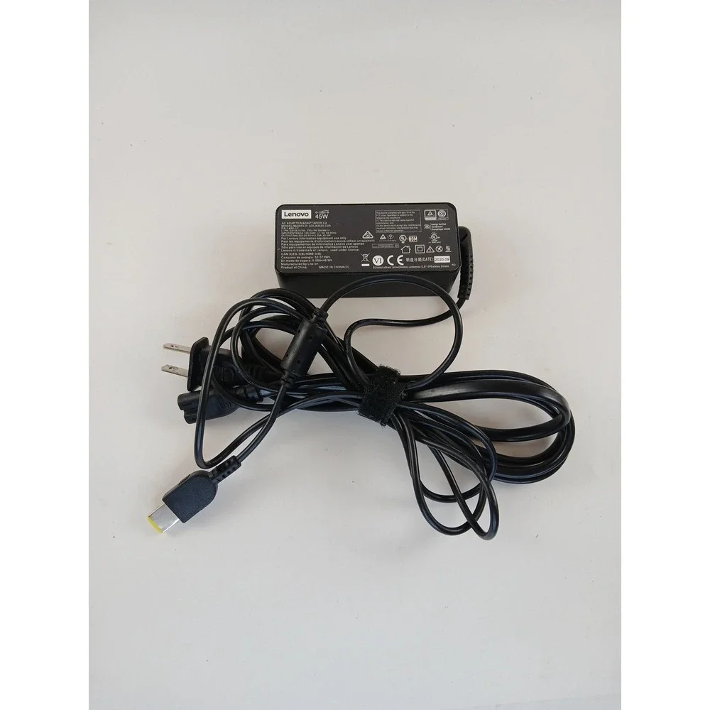 OEM Lenovo 45W‎ AC Adapter ADLX45DLC2A Genuine Rectangle Connector Tip